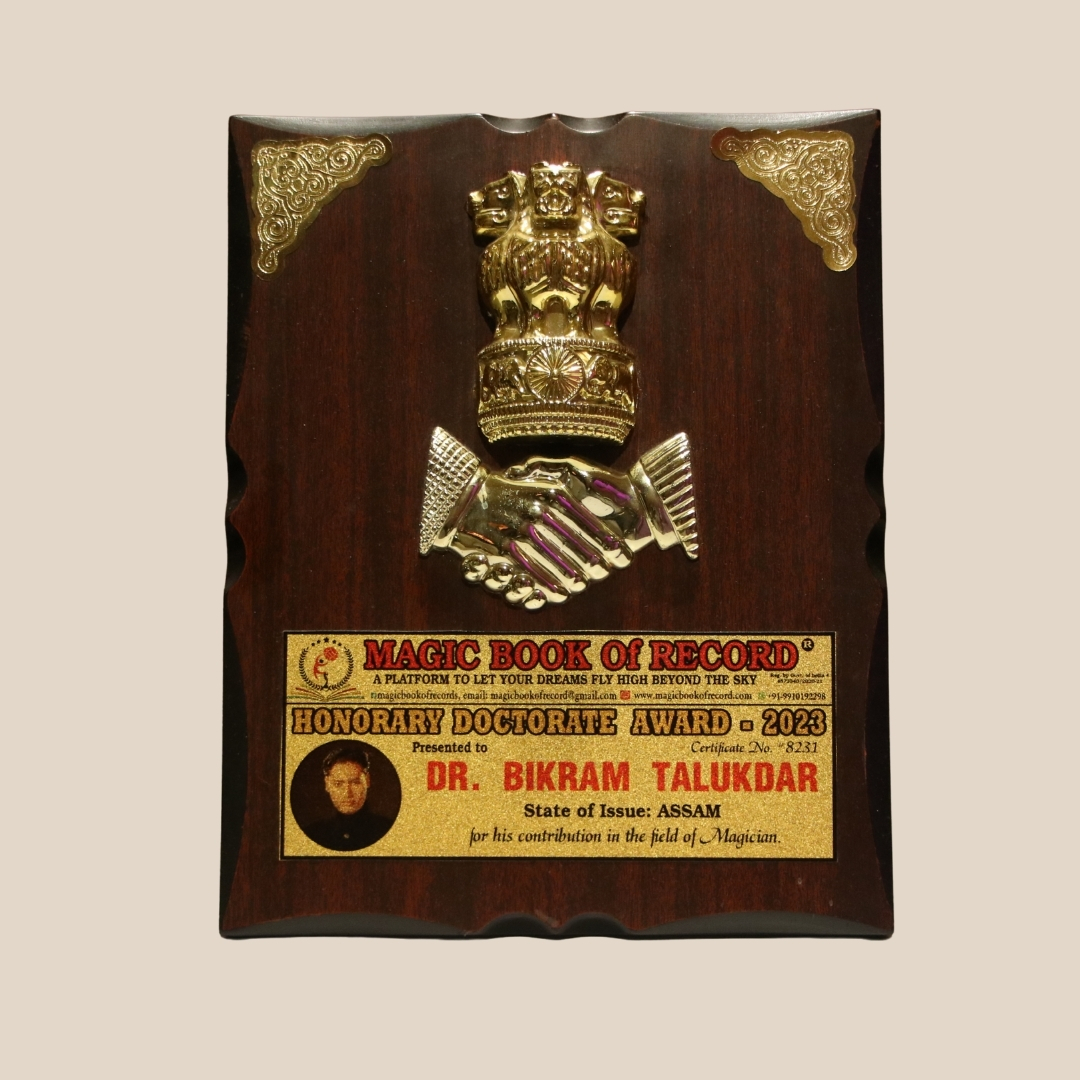 Dr. Vikram Talukdar — award and recognition 4